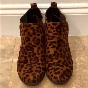 Leopard Booties